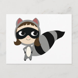 Carte Postale Kaylee Le Raccoon !
