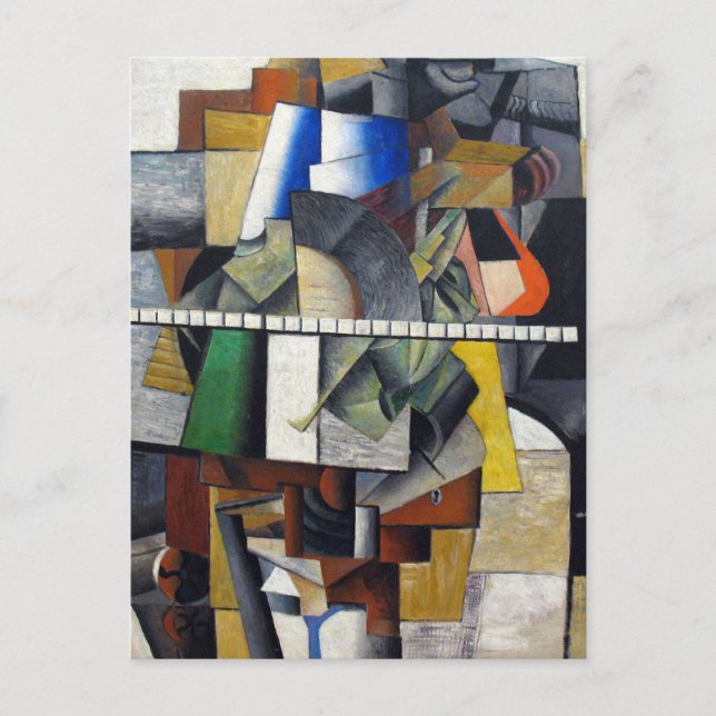 Carte Postale Kazimir Malevich Art Abstrait (Devant)