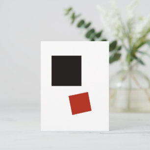 Carte Postale Kazimir Malevich Carré noir Carré rouge (1915) 