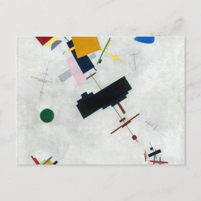 Carte Postale Kazimir Malevich - Suprématisme (Devant)