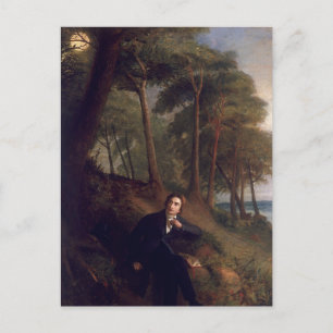 Carte Postale Keats écoutant la nuit