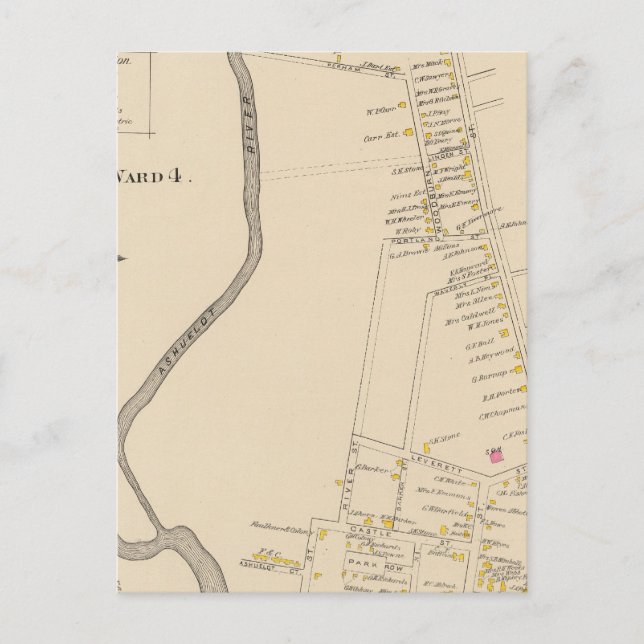 Carte Postale Keene, Ward 4 (Devant)