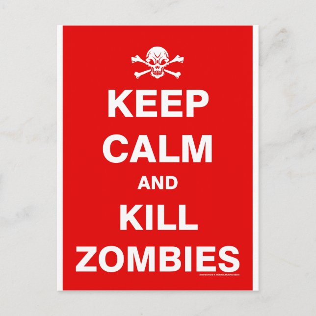 Carte Postale Keep calm (Devant)
