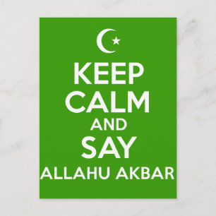 Carte Postale Keep Calm Tekbir