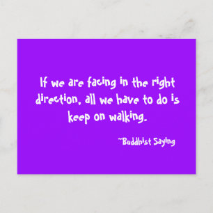 Carte Postale Keep on Walking Post