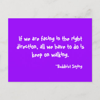 Carte Postale Keep on Walking Post