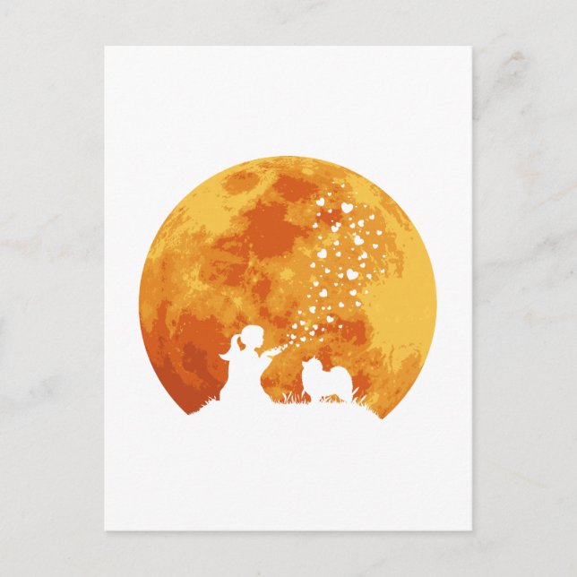 Carte Postale Keeshond (Devant)