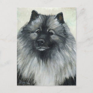 Carte postale "Keeshond" Dog Art