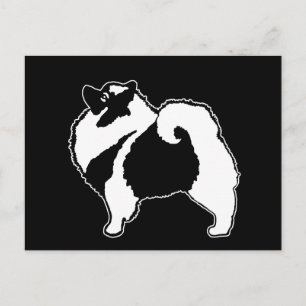 Carte Postale Keeshond Graphics - Cute Original Chig Art