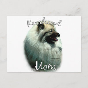 Carte Postale Keeshond Maman 2