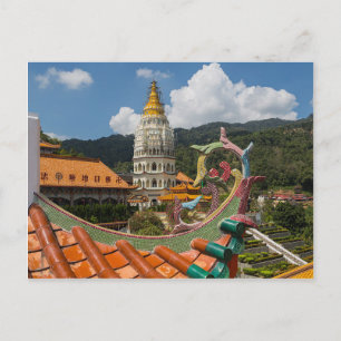 Carte postale Kek Lok Si à Penang, Malaisie