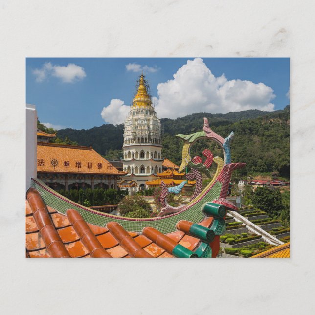 Carte postale Kek Lok Si à Penang, Malaisie (Devant)