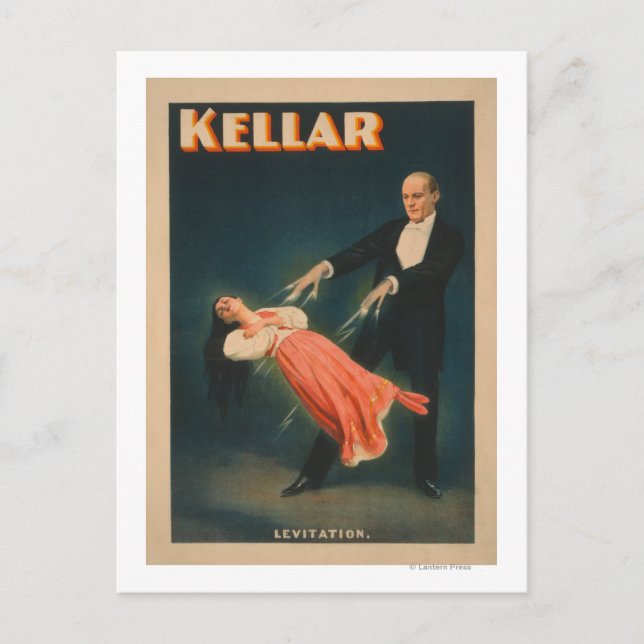 Carte Postale Kellar Levitation Affiche magique #2 (Devant)