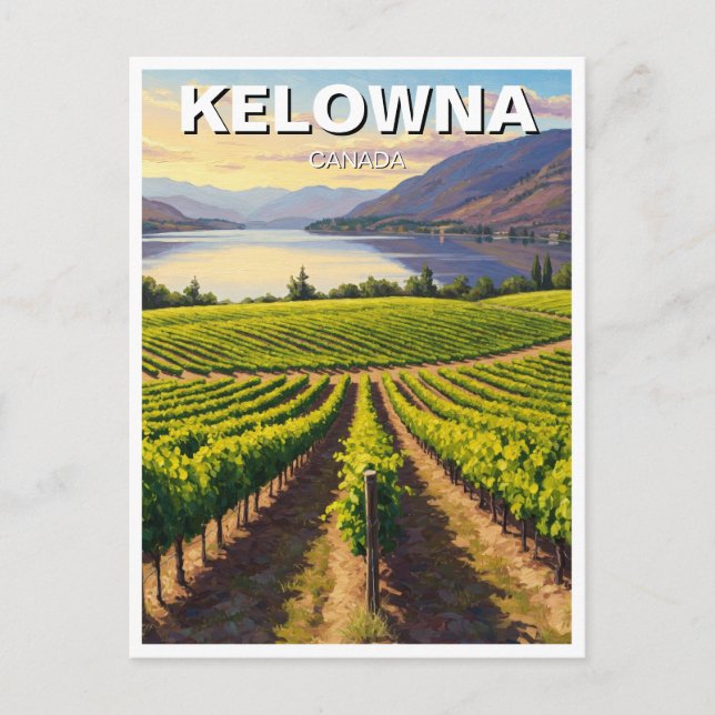 Carte Postale Kelowna Canada Travel (Devant)