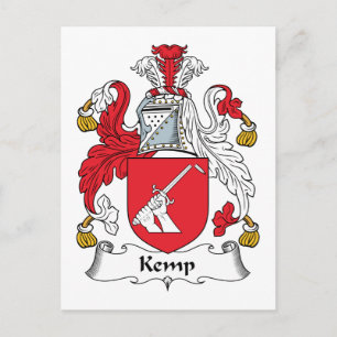 Carte Postale Kemp Family Crest