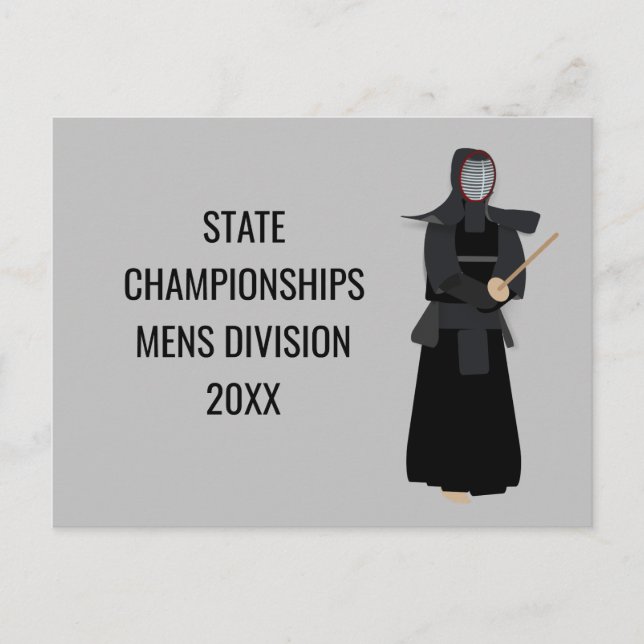 Carte Postale Kendo (Devant)
