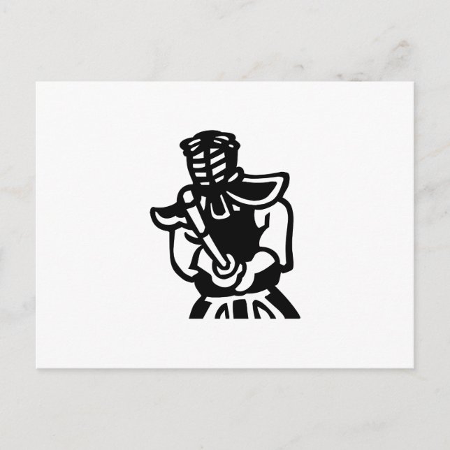 Carte Postale Kendo (Devant)