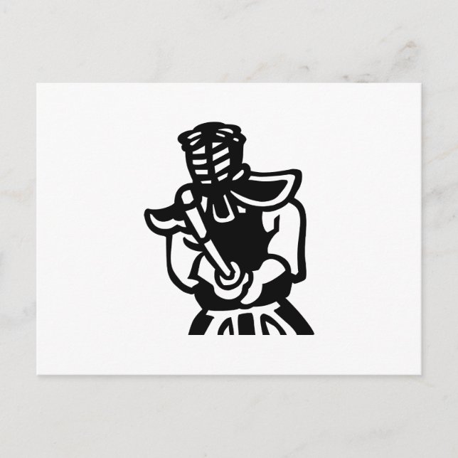 Carte Postale kendo (Devant)