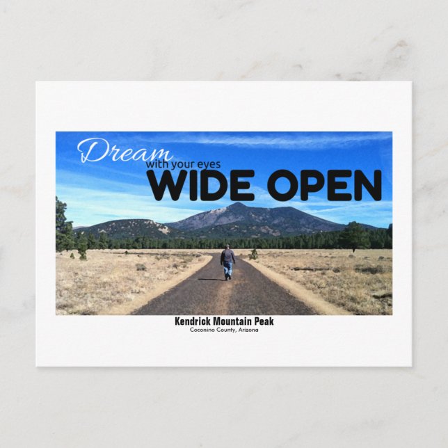 Carte Postale Kendrick Mountain Peak Photo Arizona Travel (Devant)