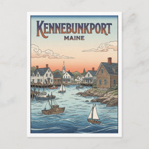 Carte Postale Kennebunkport Maine