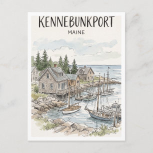 Carte Postale Kennebunkport Maine