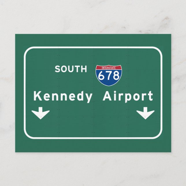 Carte Postale Kennedy Airport JFK I-678 NYC New York City NY (Devant)