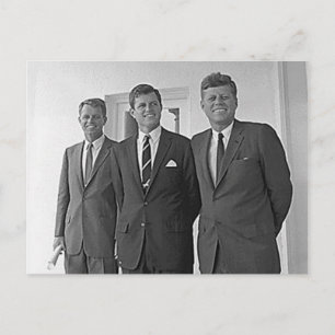 Carte Postale Kennedy Brothers, John, Ted, Robert