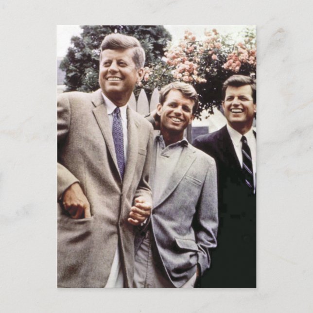 Carte Postale Kennedy Brothers, président John, Robert & Ted (Devant)