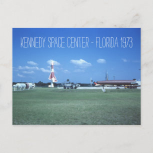 Carte Postale Kennedy Space Center 1973 Vintage inspiré