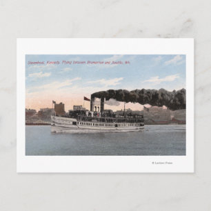 Carte Postale Kennedy Steamboat quitte Bremerton