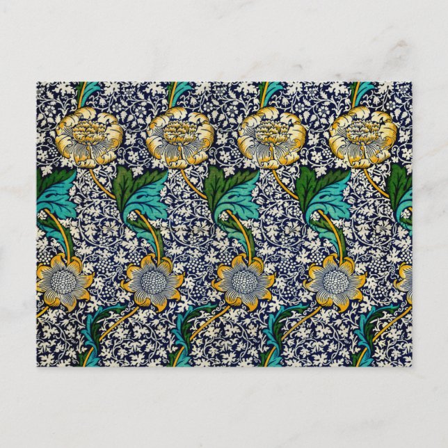 Carte Postale Kennet, motif de William Morris (version 2) (Devant)
