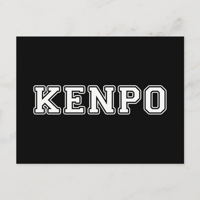 Carte Postale Kenpo (Devant)