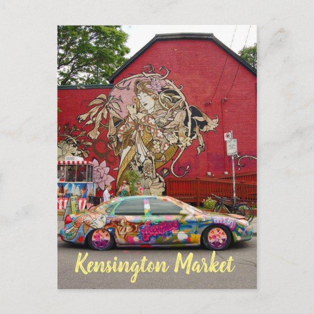 Carte Postale Kensington Market Toronto Canada Postcard (Devant)