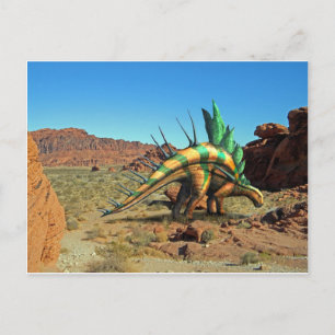Carte Postale Kentrosaurus Dinosaur