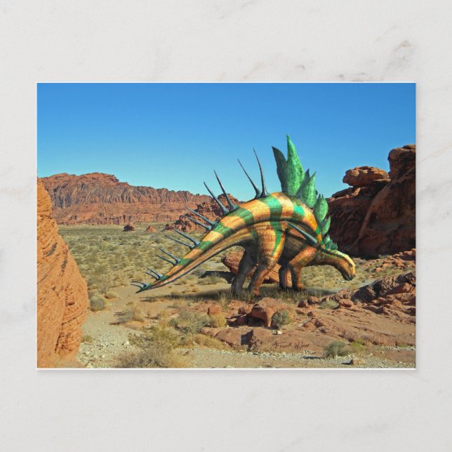 Carte Postale Kentrosaurus Dinosaur (Devant)