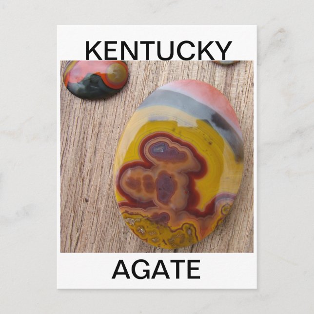Carte Postale Kentucky Agate pour les rockounds (Devant)