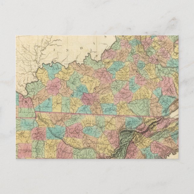Carte Postale Kentucky et Tennessee 3 (Devant)