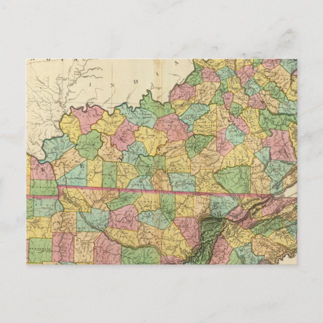 Carte Postale Kentucky et Tennessee 6 (Devant)