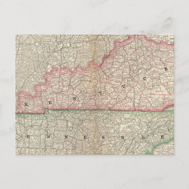 Carte Postale Kentucky et Tennessee 7 (Devant)
