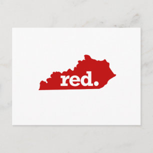 CARTE POSTALE KENTUCKY ÉTAT ROUGE