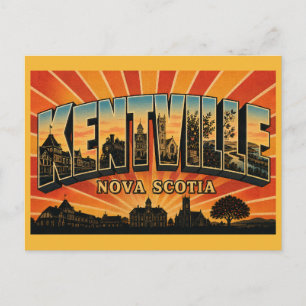 Carte Postale Kentville Nouvelle-Écosse Capitale de la Pomme
