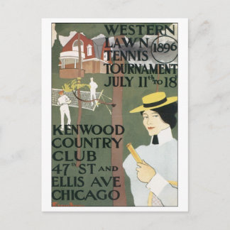 Carte Postale Kenwood Country Club Western Lawn Tennis Tournamen
