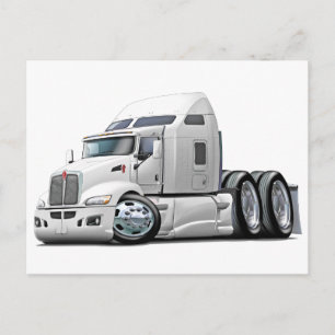 Carte Postale Kenworth 660 Camion blanc