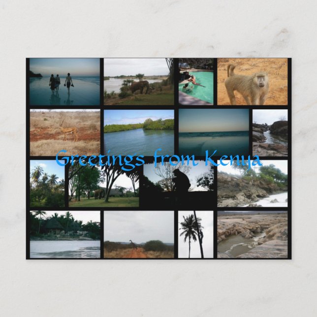 Carte postale Kenya (Devant)