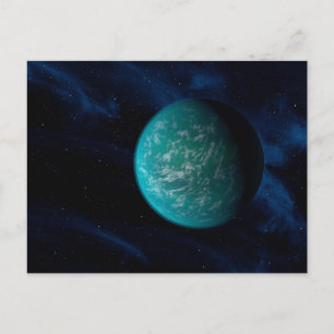 Carte Postale Kepler 22b, Une planète extra-solaire.