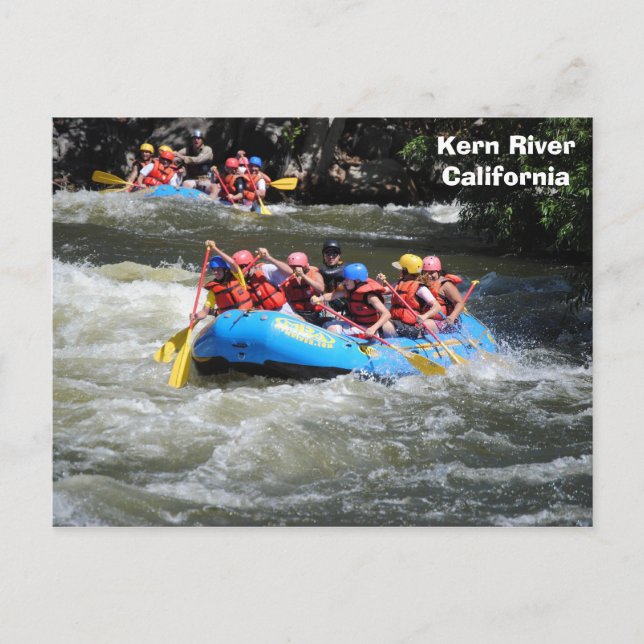 Carte postale Kern River White Water Rafting ! (Devant)