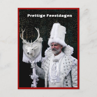 Carte Postale Kerstkaart Winterkoning Venetië (Pays-Bas)