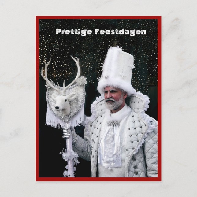 Carte Postale Kerstkaart Winterkoning Venetië (Pays-Bas) (Devant)