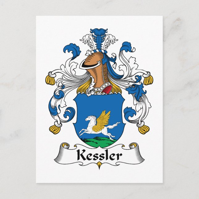 Carte Postale Kessler Family Crest (Devant)