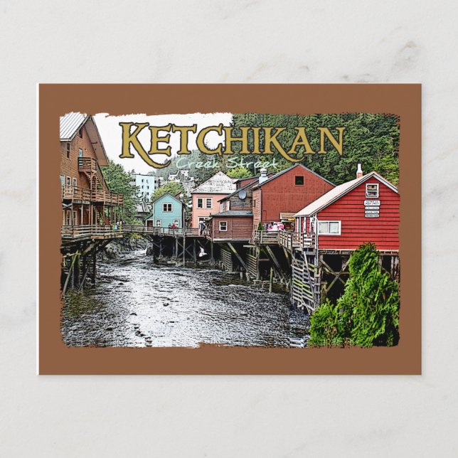 Carte postale Ketchikan (Devant)